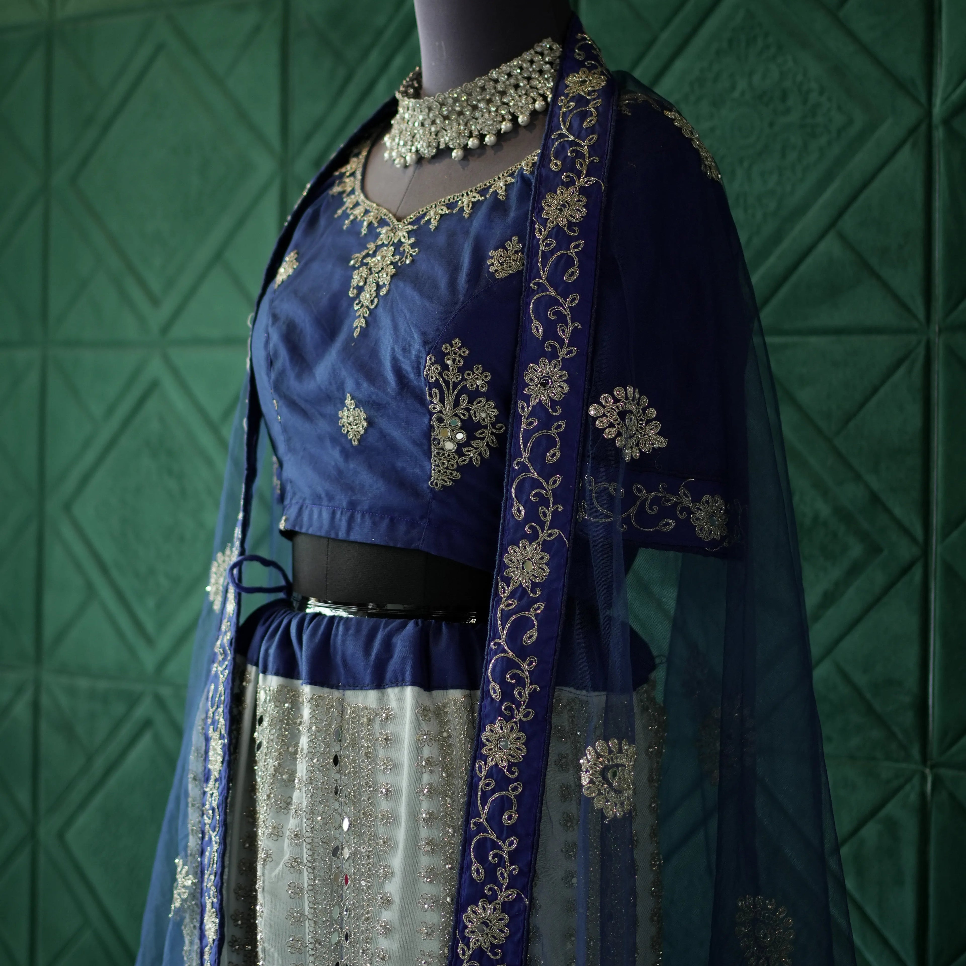 Royal Blue Lehenga