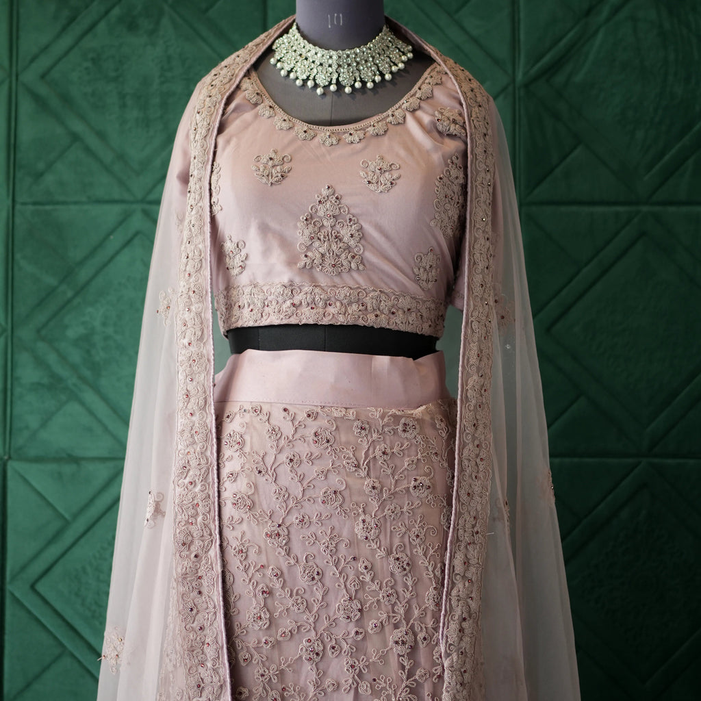 Light Pink Bridal Lehenga