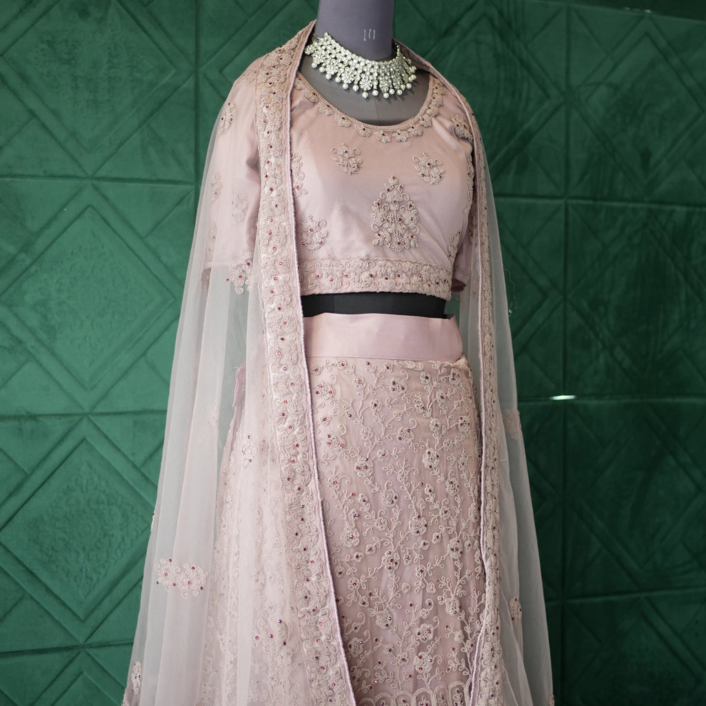Light Pink Bridal Lehenga