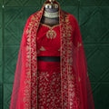 Red Bridal Lehenga
