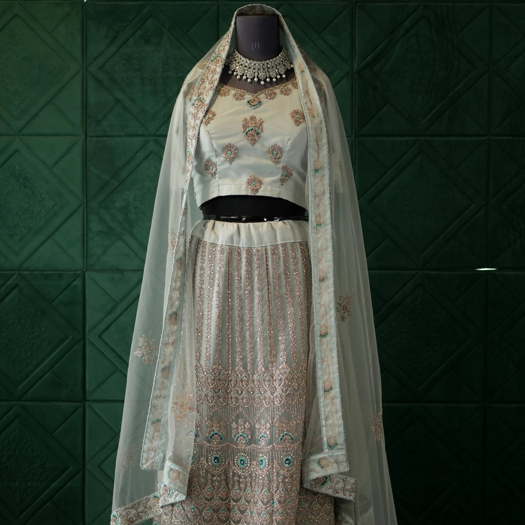 Classic Gold-Work Lehenga