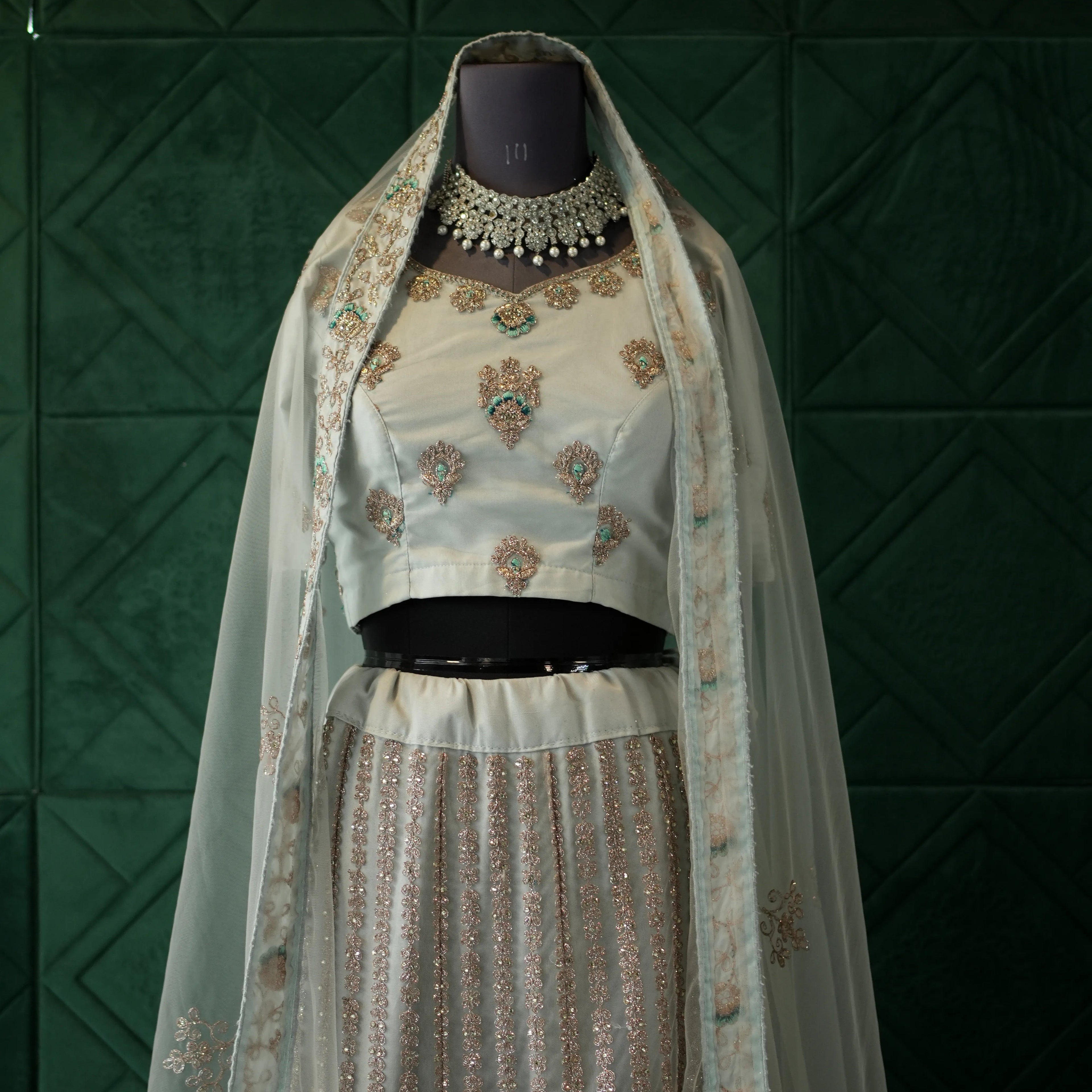 Classic Gold-Work Lehenga