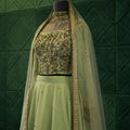 Pastel Green Bridal Lehenga