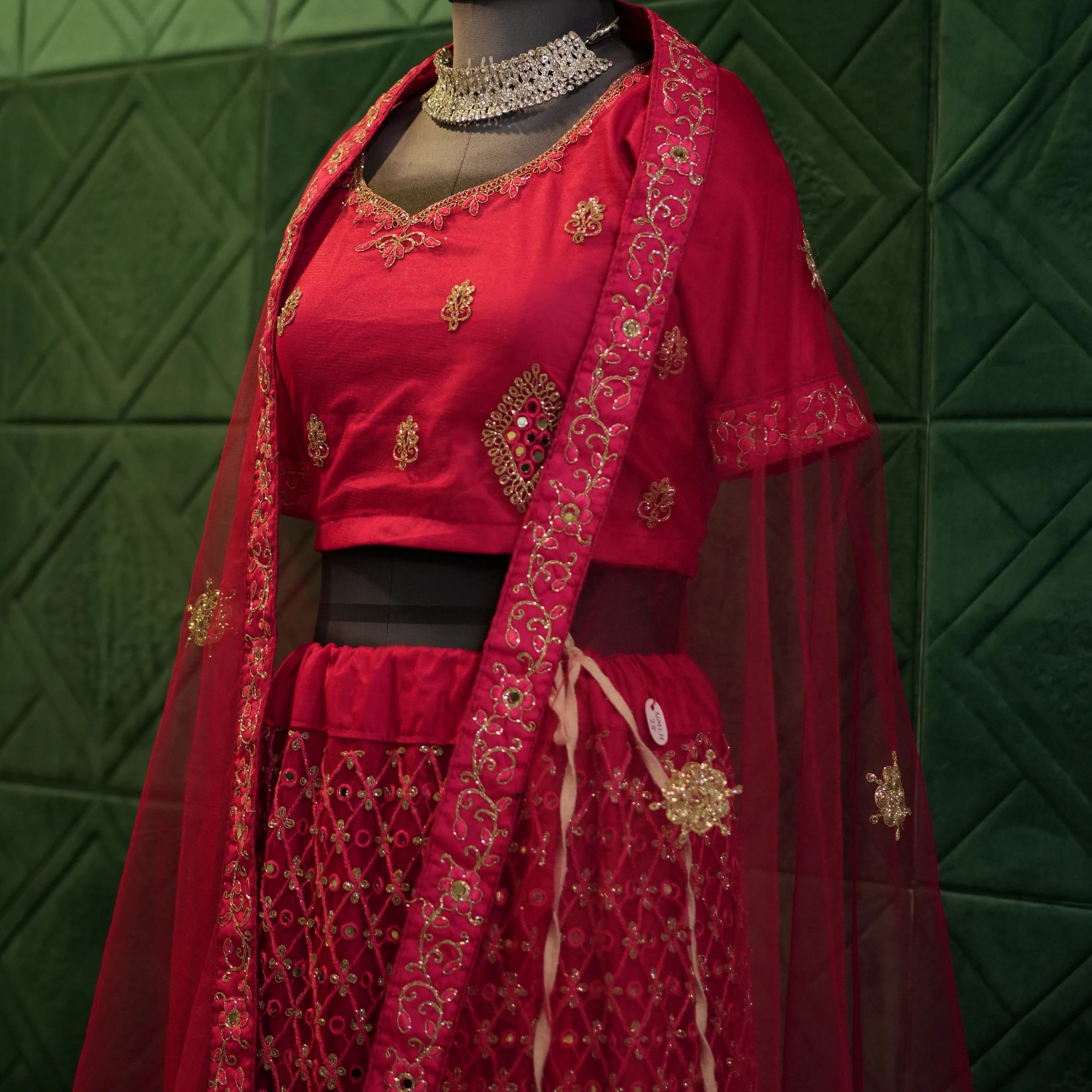 Royal Red Wedding Lehenga