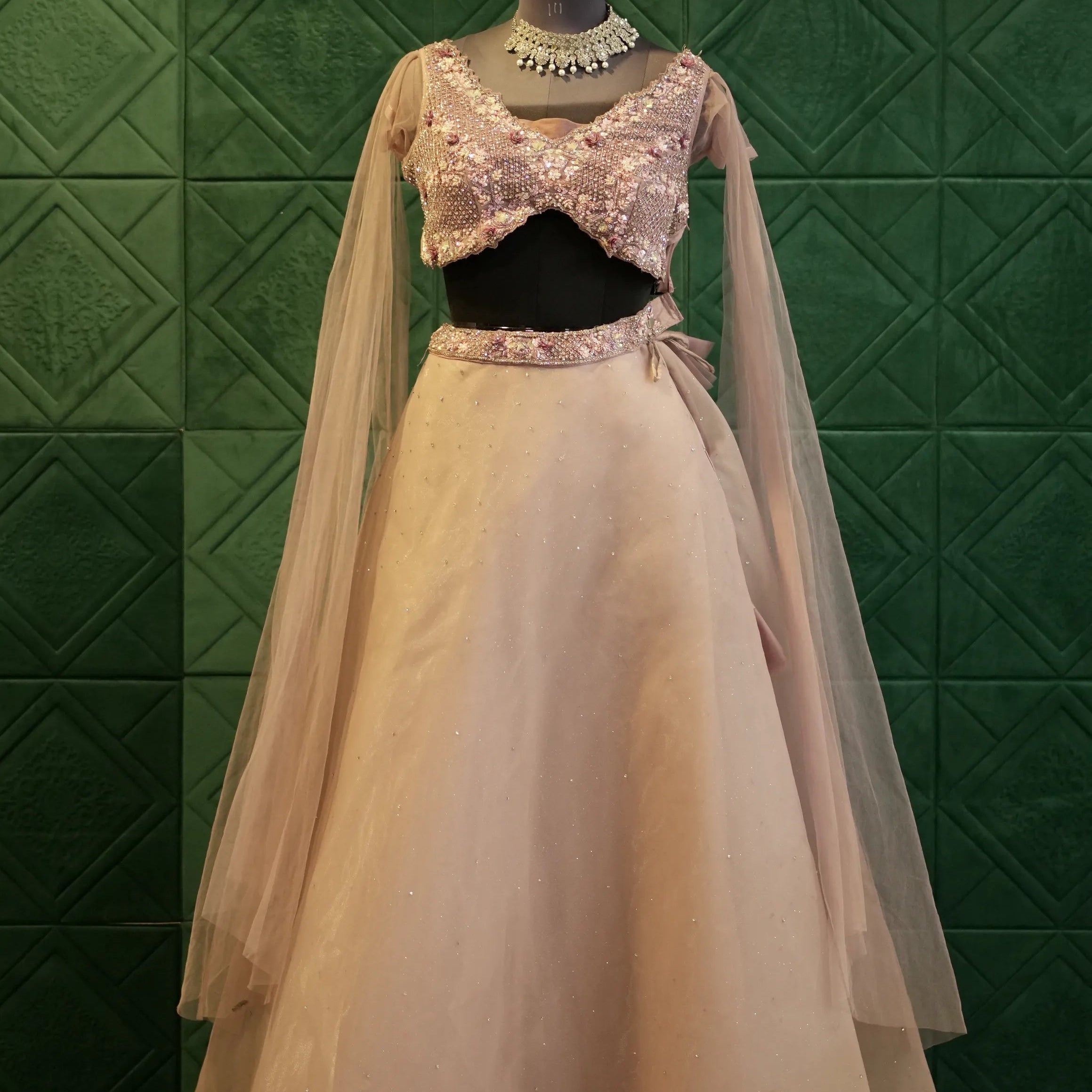 Pastel Ivory Reception Wear