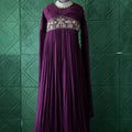 Dark Purple Royal Gown