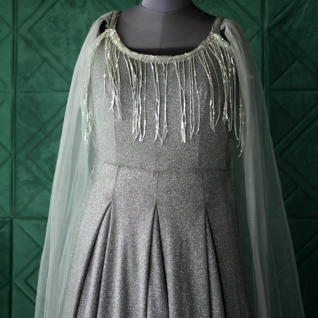 Moonlight Silver Gown