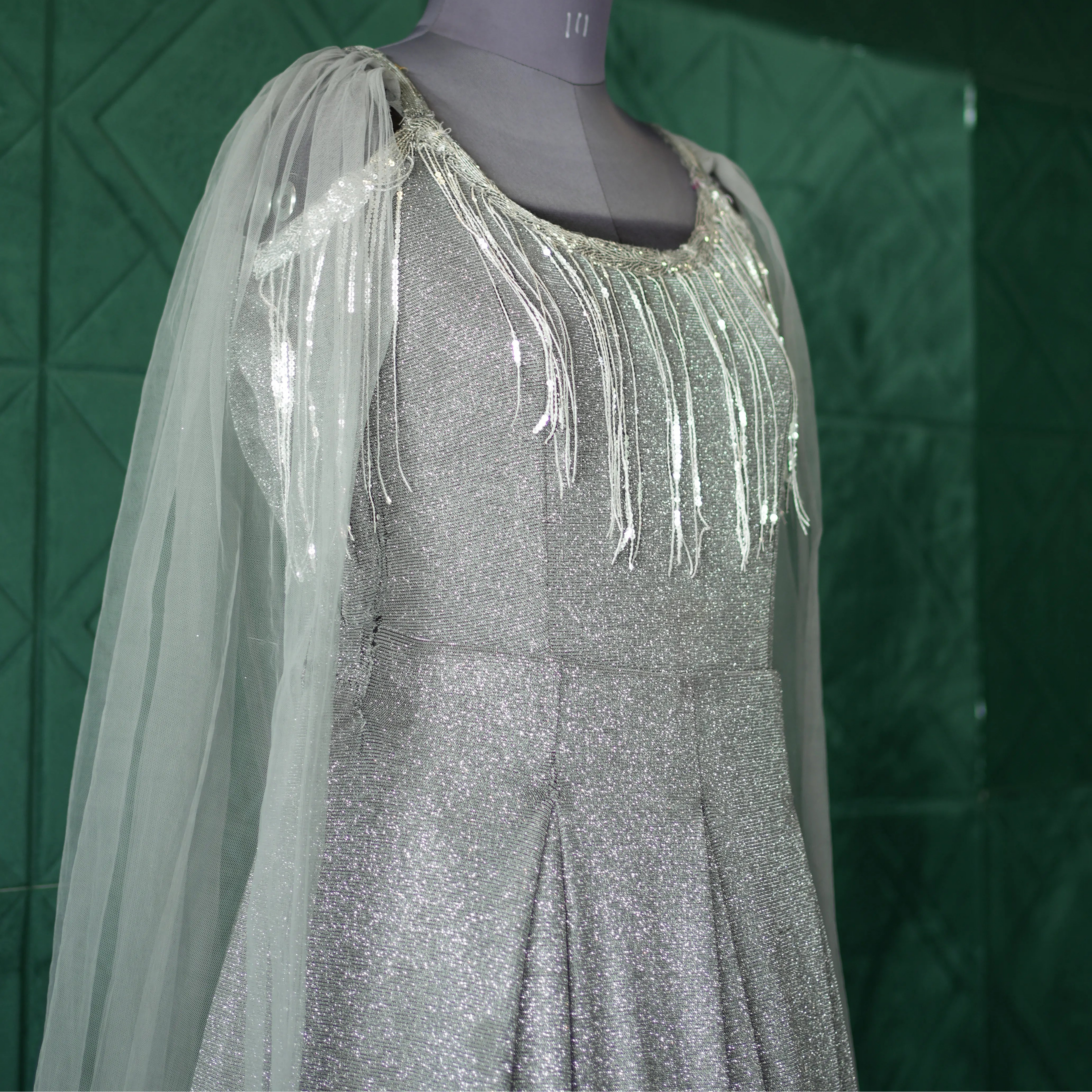 Moonlight Silver Gown