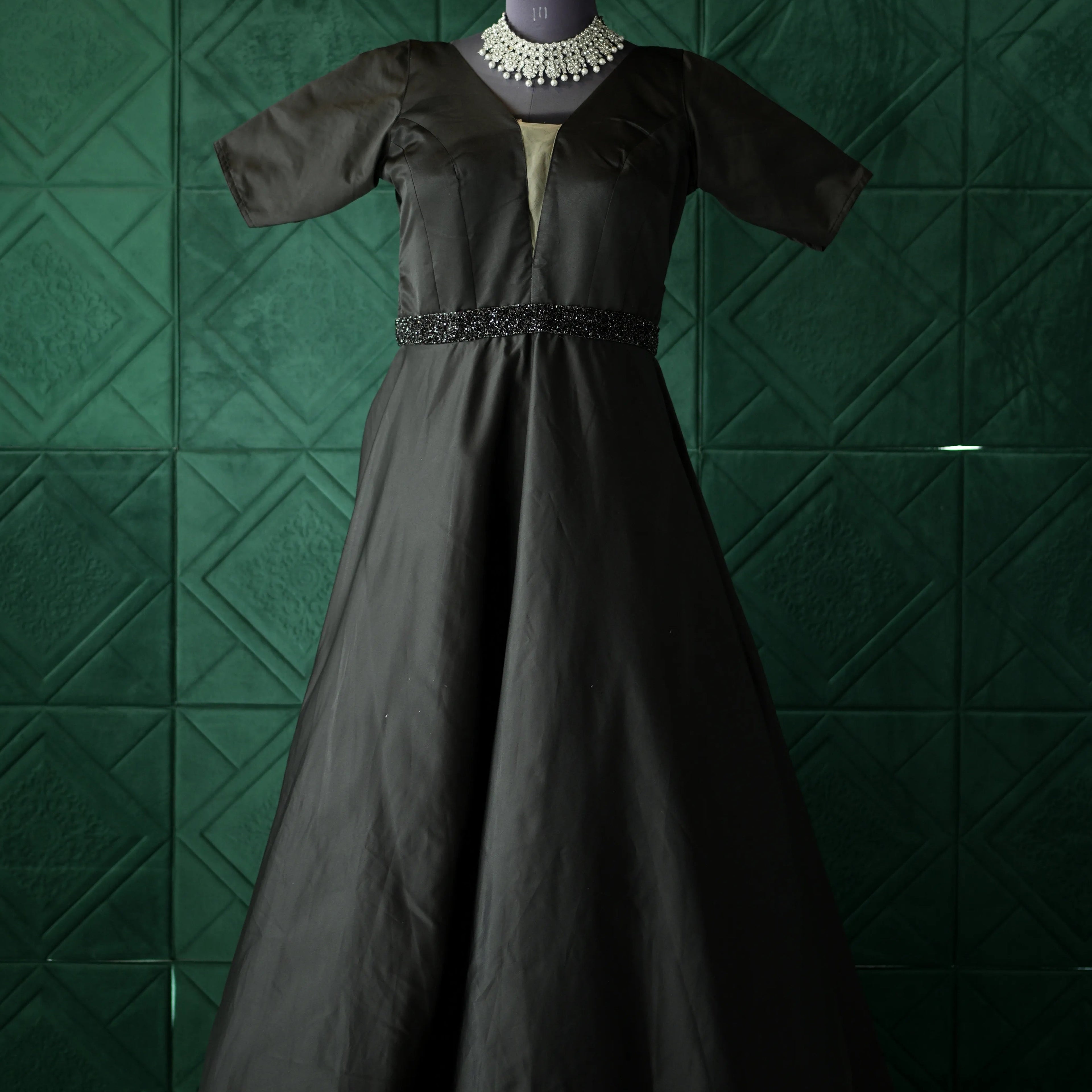 Simple Black Gown