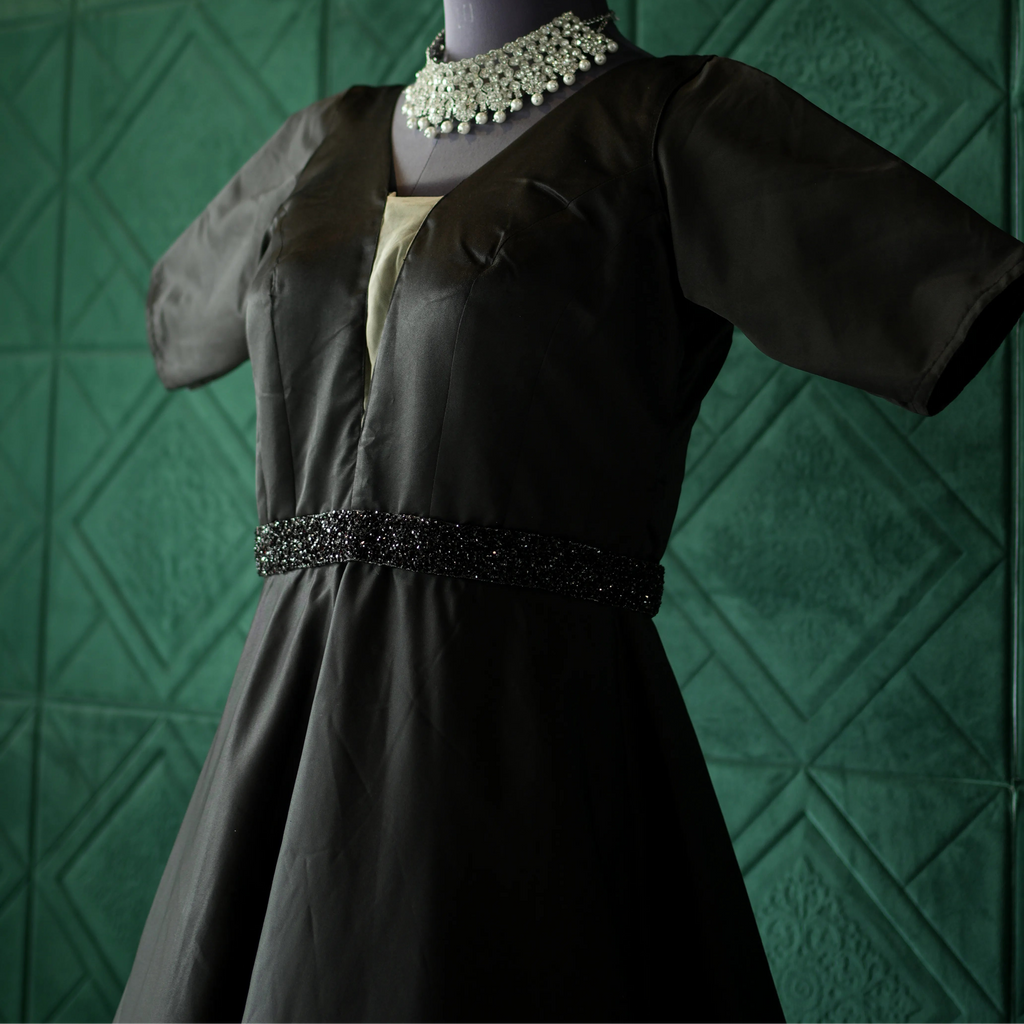 Simple Black Gown