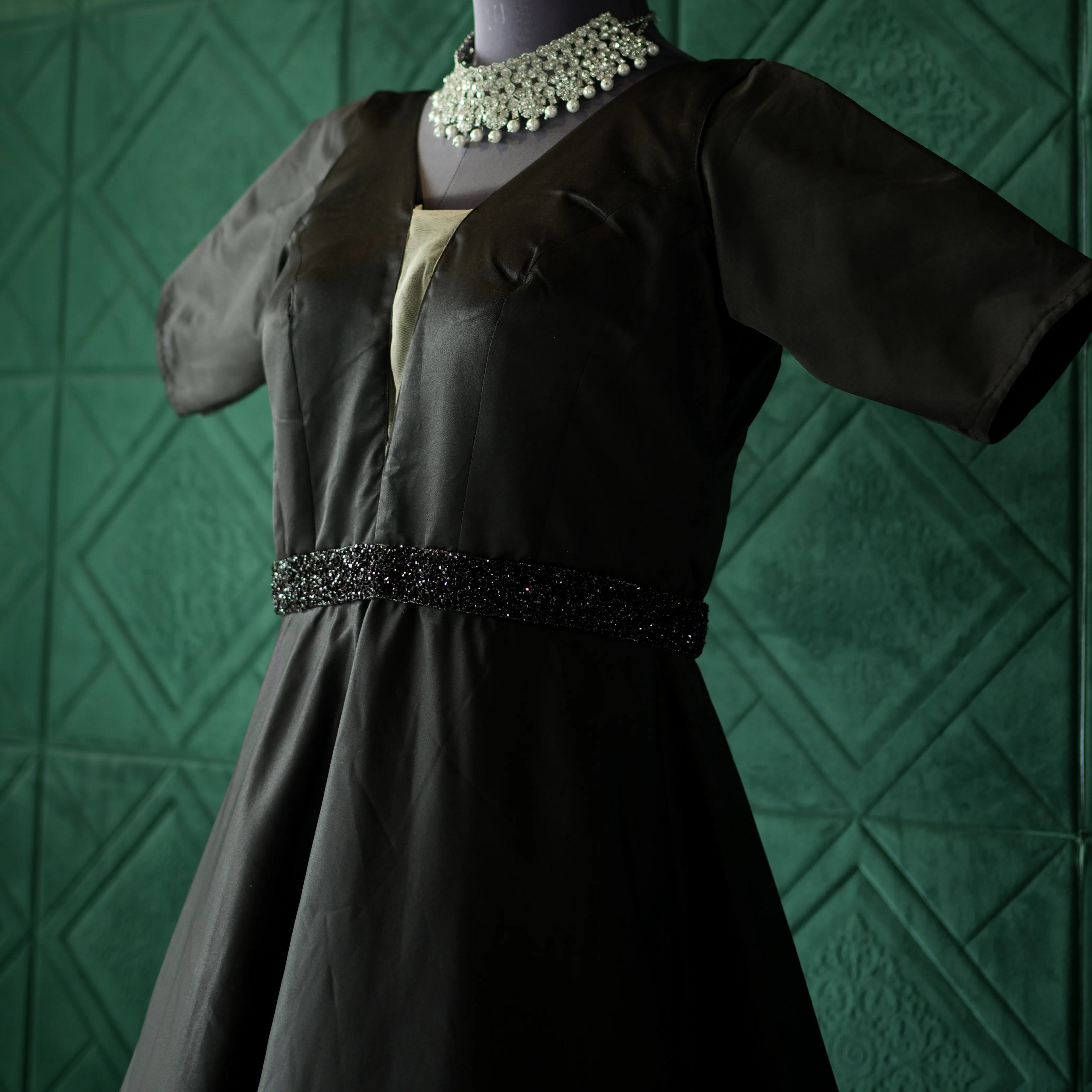 Simple Black Gown