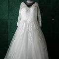 White Lace Bridal Gown