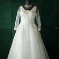 Pearl Lace Wedding Gown