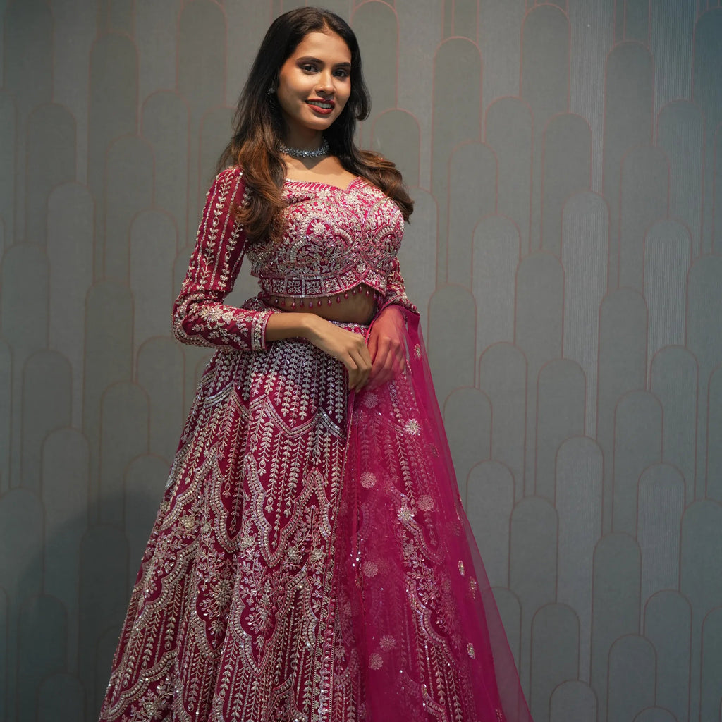 women wearing Light Rose Pink Crop Top