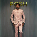 groom rented Peach Closed Jodhpuri Set for wedding