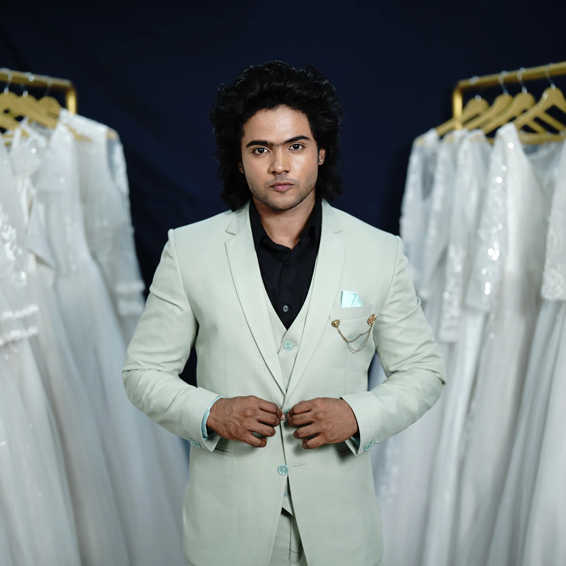 Formal Pista Green Wedding Suit