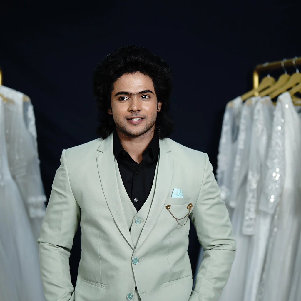 Formal Pista Green Wedding Suit