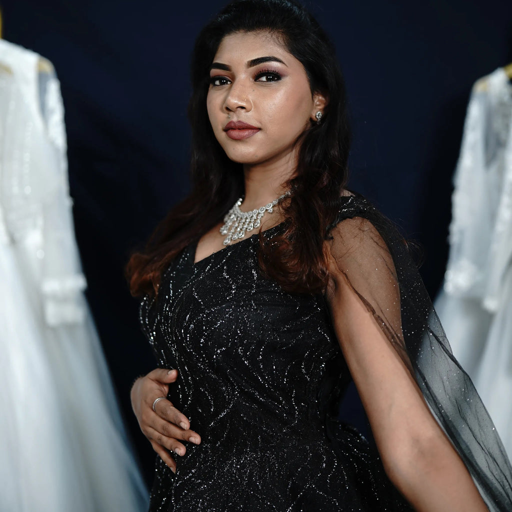 Black  Bridal  Gown