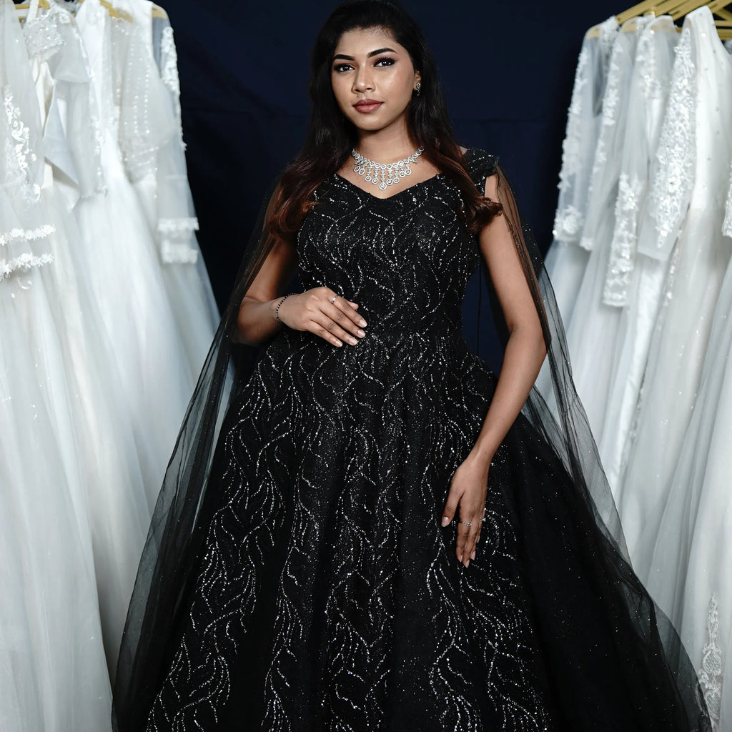 Black  Bridal  Gown