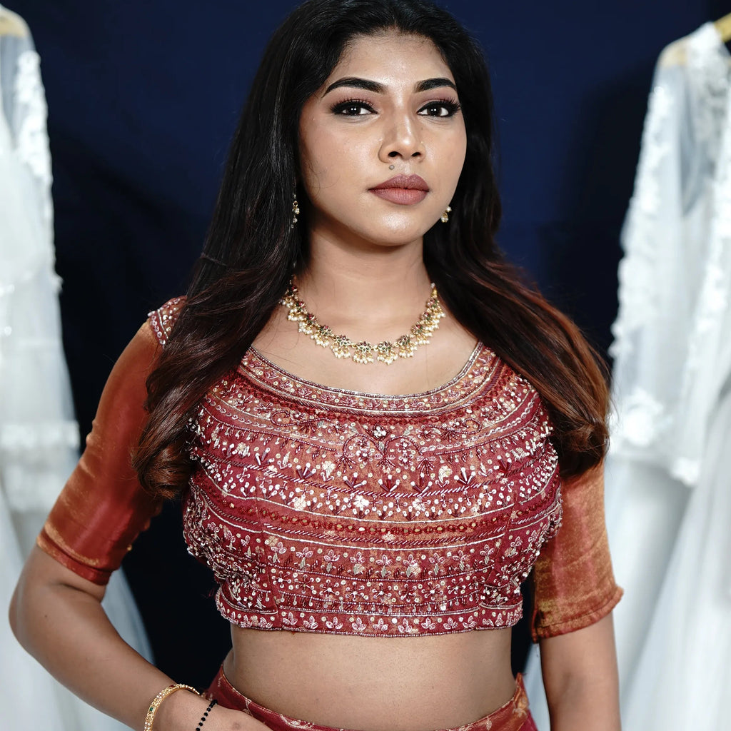 Royal Red Crop Top
