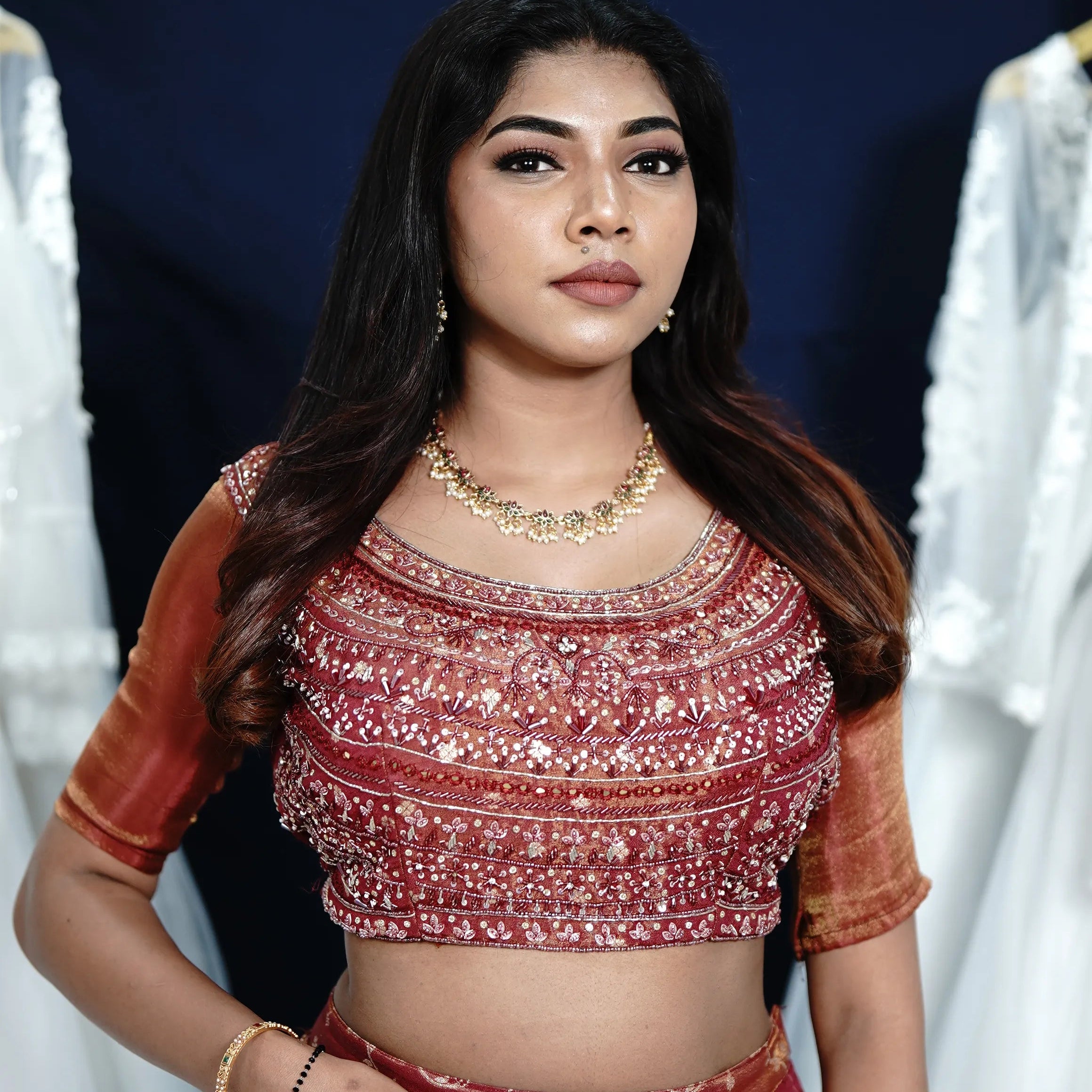 Royal Red Crop Top