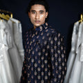 Dark Blue Indo-Western