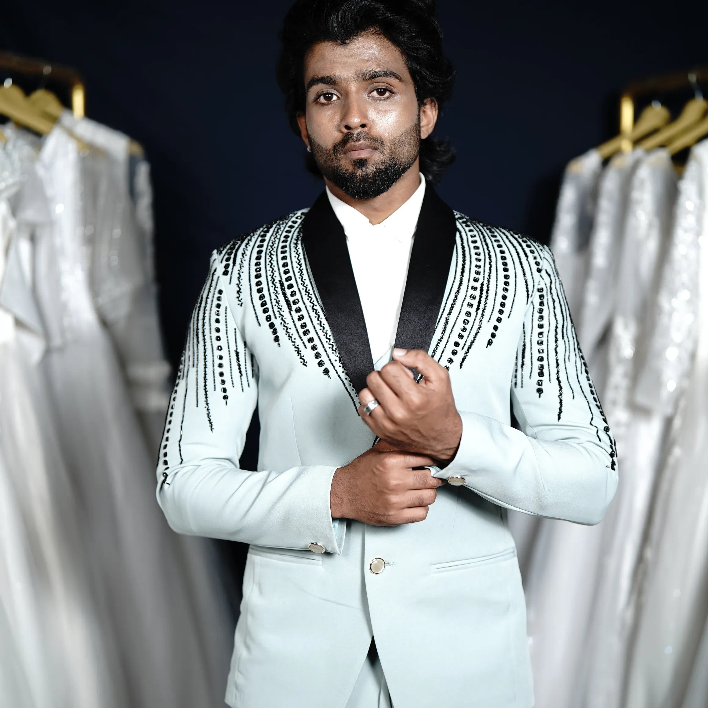 Pista Green Designer Suit