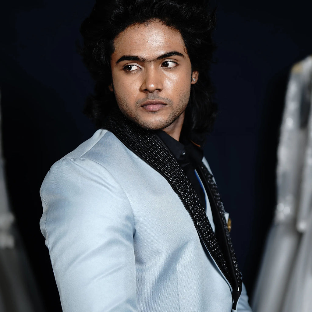 Sky Blue Designer Suit