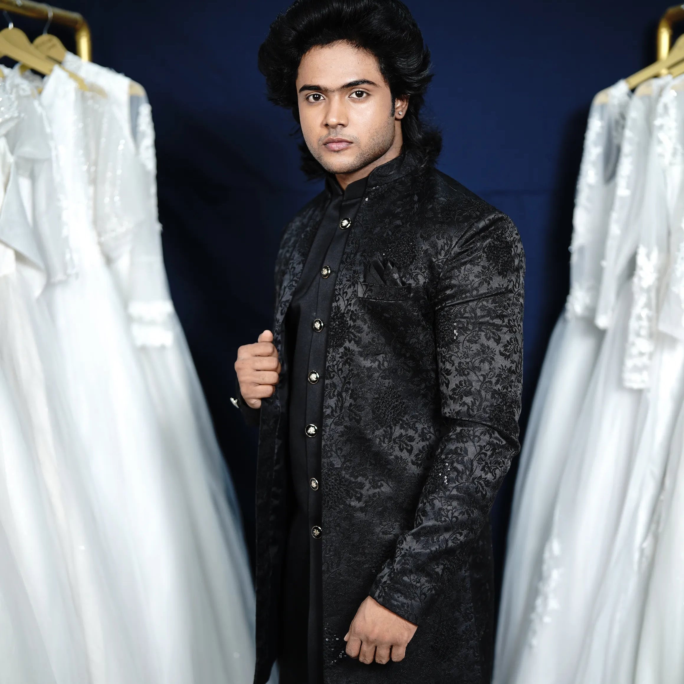 Black Indo-Western outfit