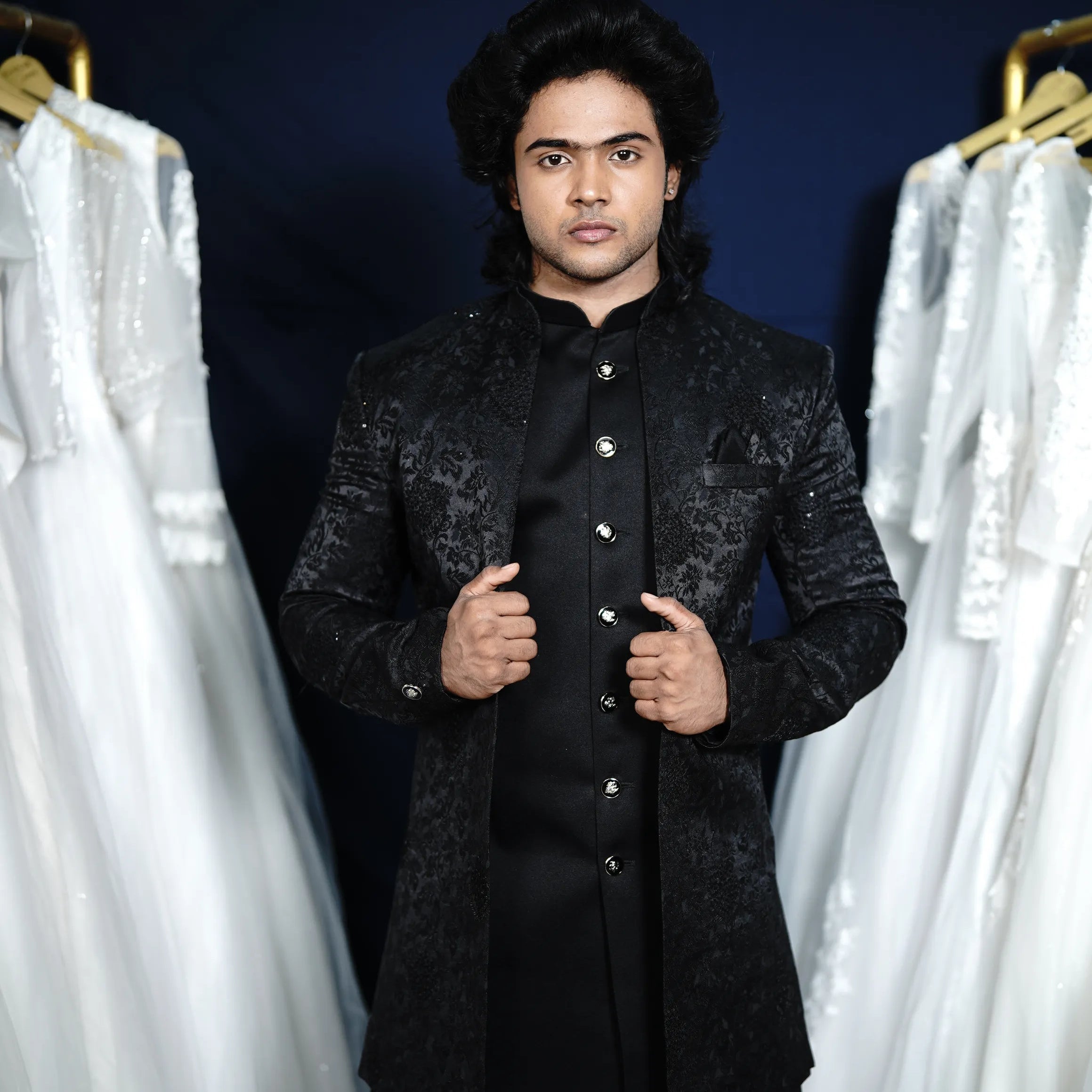 Black Indo-Western outfit