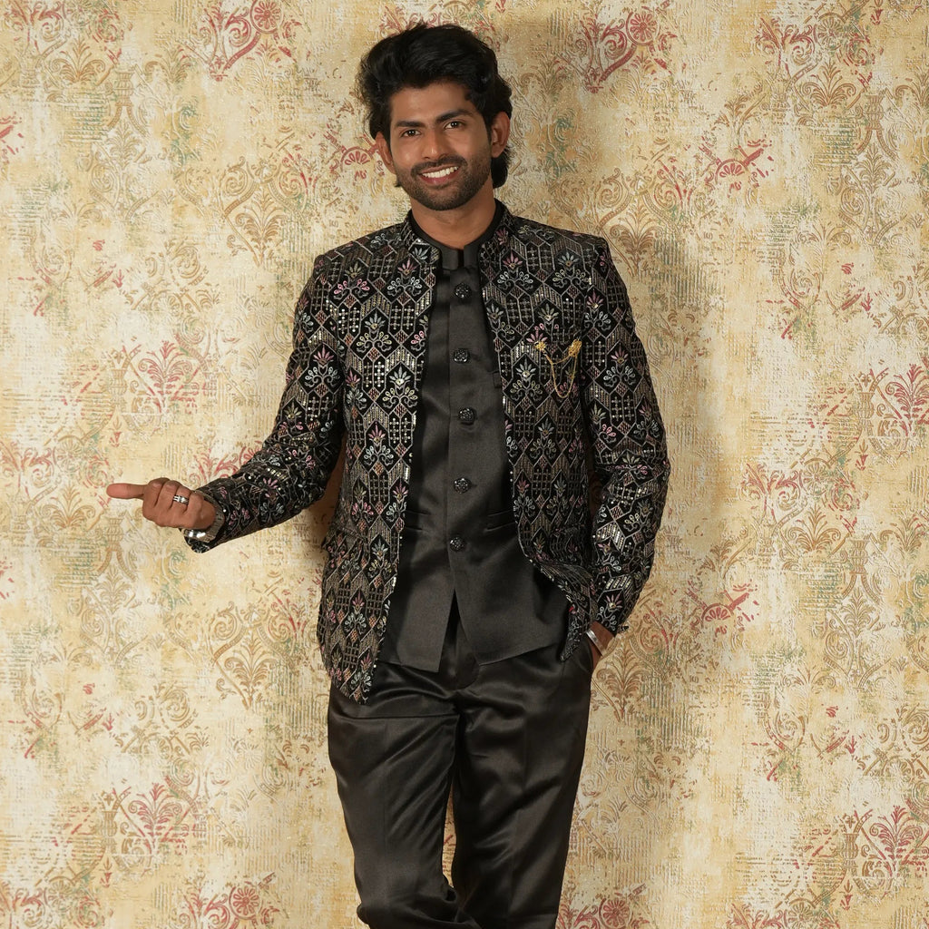 Open Jodhpuri Suit for Groom