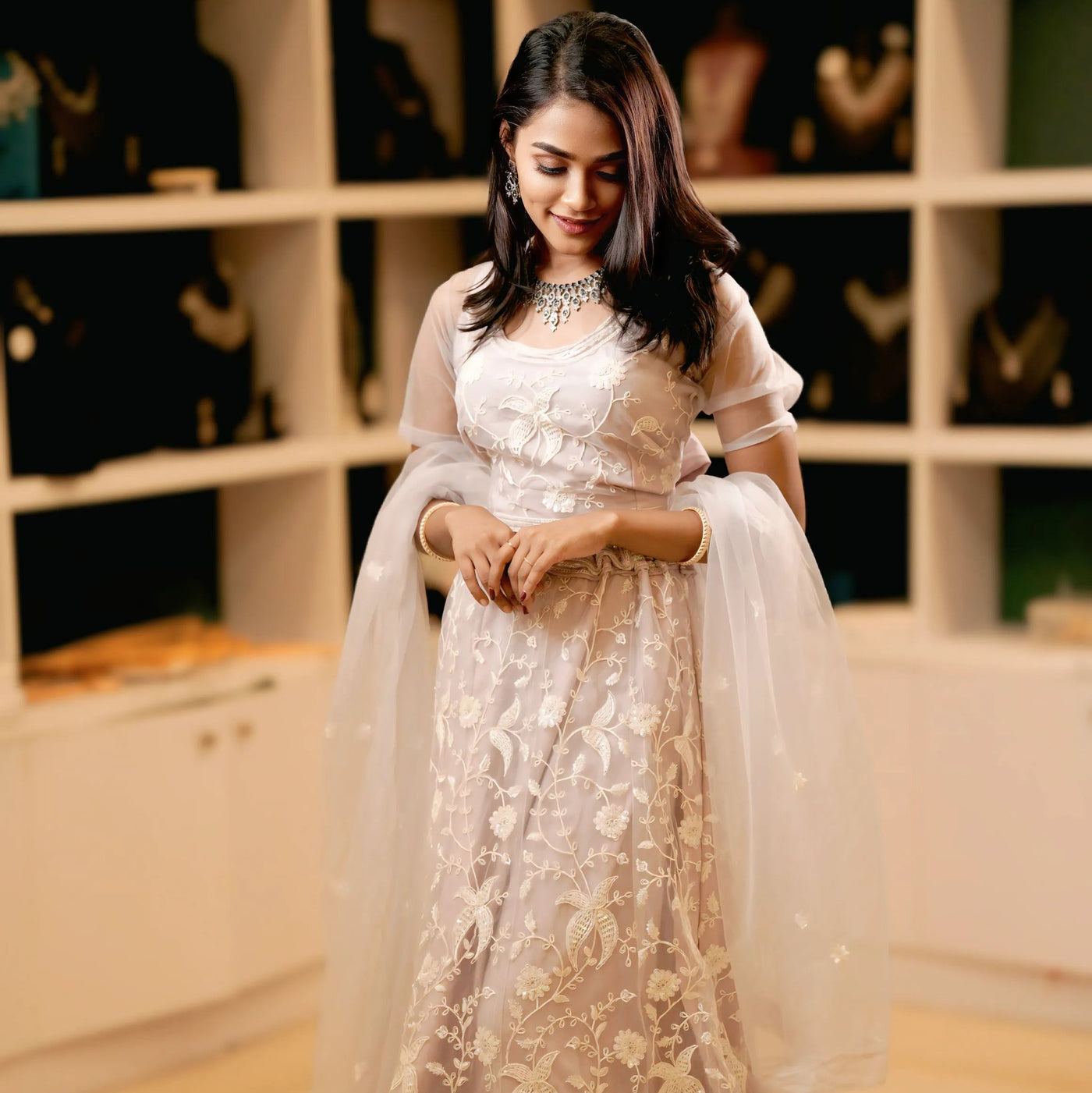 Pastel Lavender Lehenga