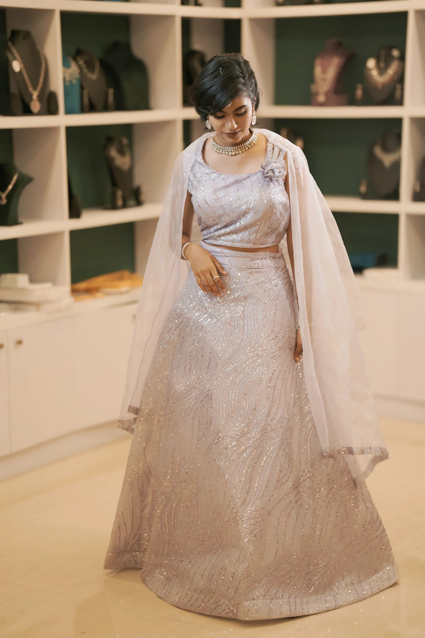 Pastel Lavender Crop Top