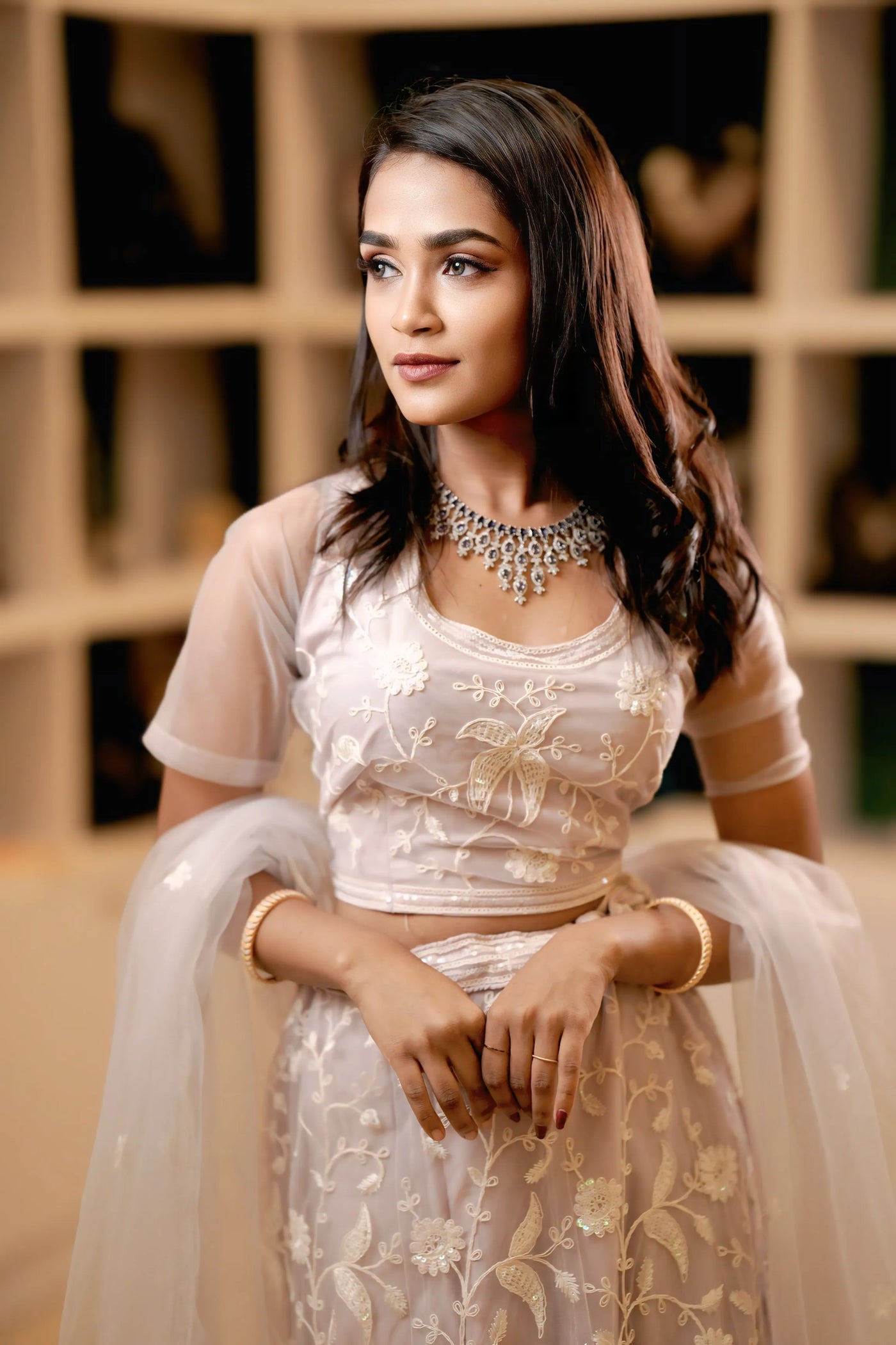 Pastel Lavender Lehenga