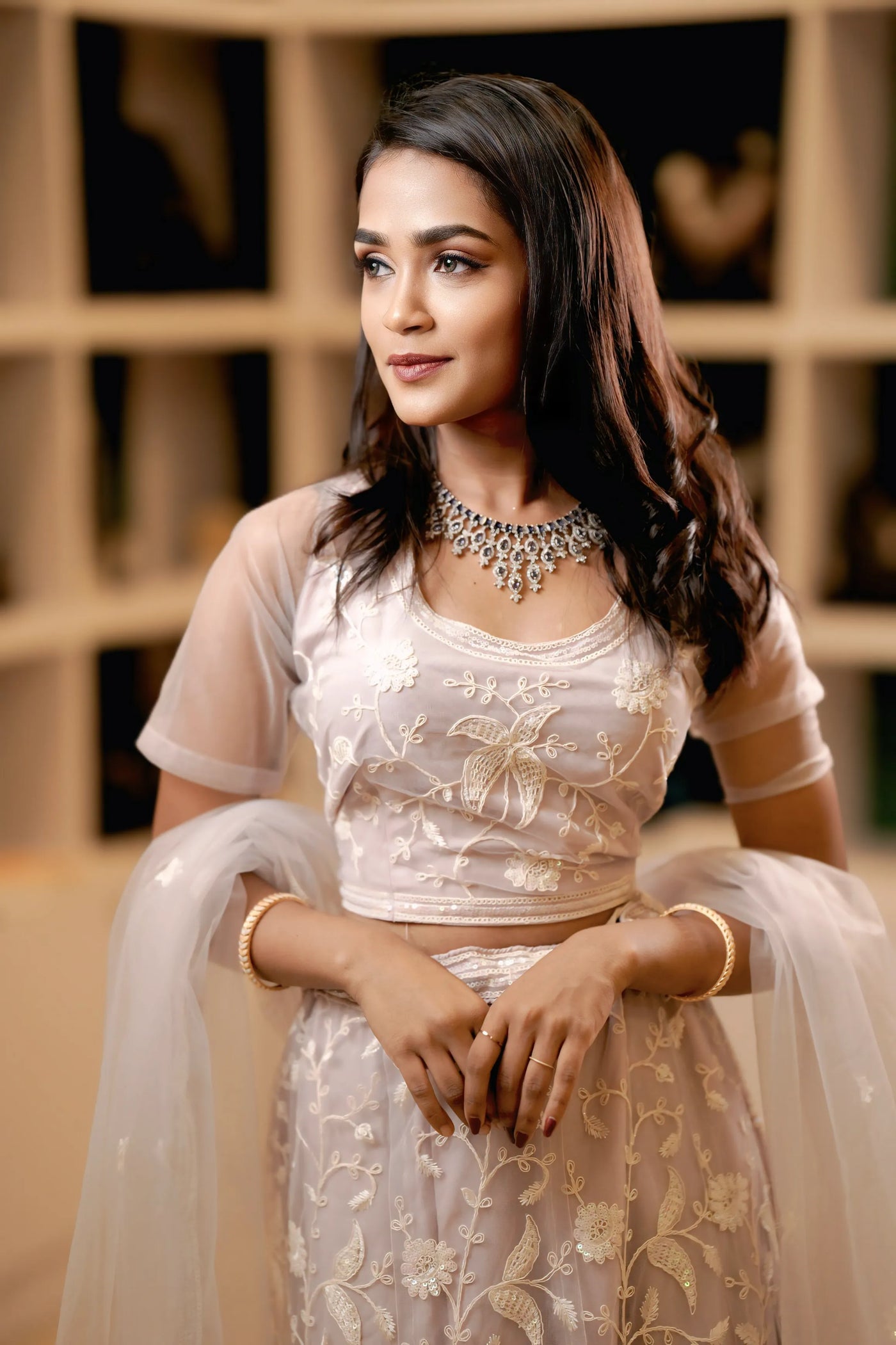 Pastel Lavender Lehenga