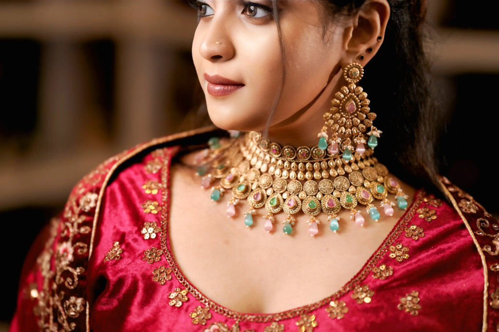 Deep Red Bridal Lehenga