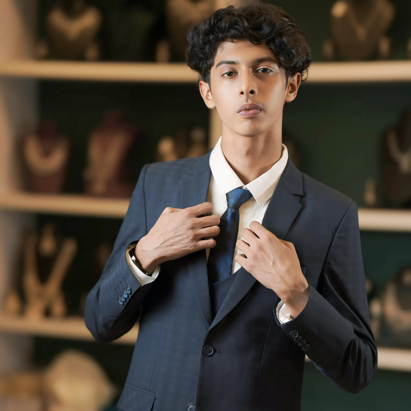 Navy Blue Suit – Groom & Groomsmen Formal Wear