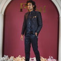 Navy Blue Jodhpuri Suit