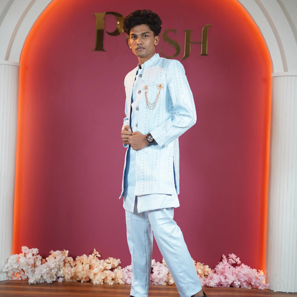 Blue Designer Indo-Western