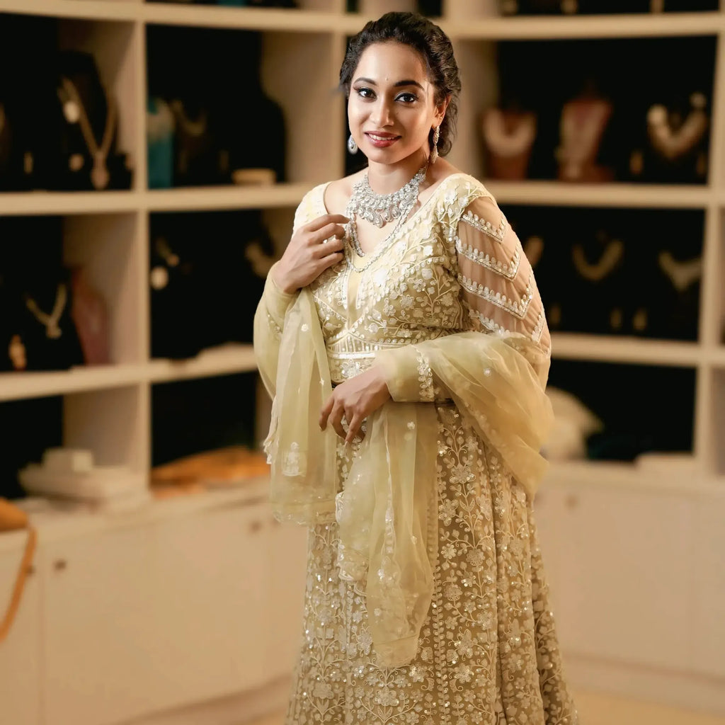 yellow floral bridal lehenga wedding dress rental wedding clothes on rent near me quality wedding dresses bridal shop rental dresses posh wedding rental kerala