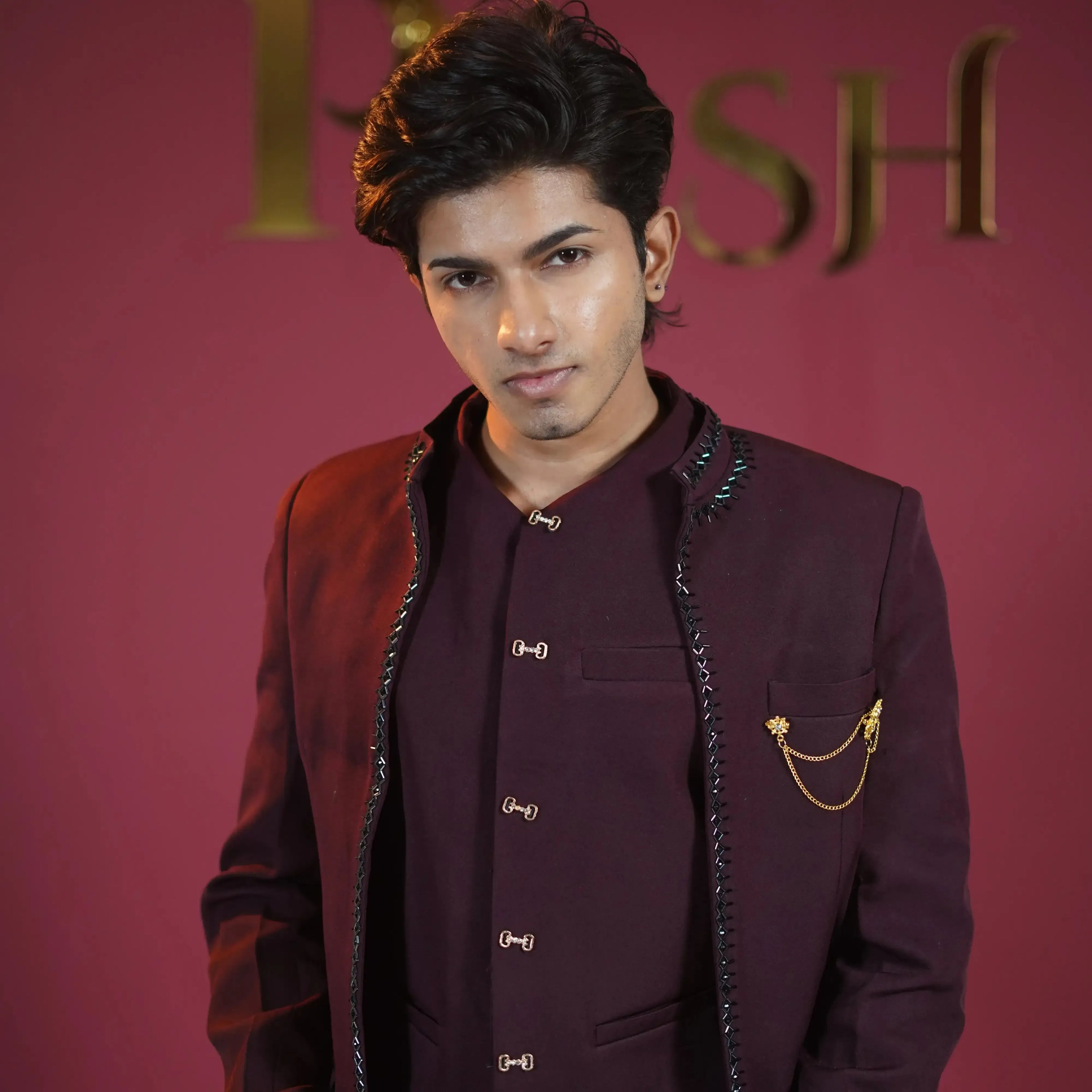 Deep Wine Jodhpuri Suit Rental in Kerala Groom Posh Wedding Rental Deep Wine Jodhpuri Suit Rental in Kerala Groom Posh Wedding Rental
