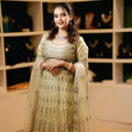 golden lehenga wedding dress rental kerala bridal