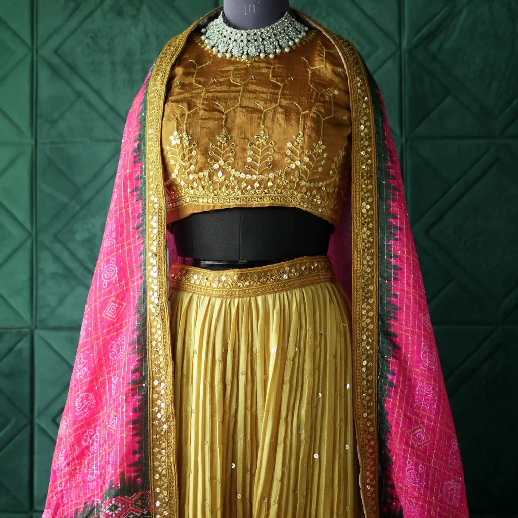designer haldi lehenga rental near me kerala