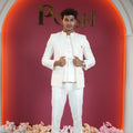 ivory jodhpuri suit wedding dress rental kerala