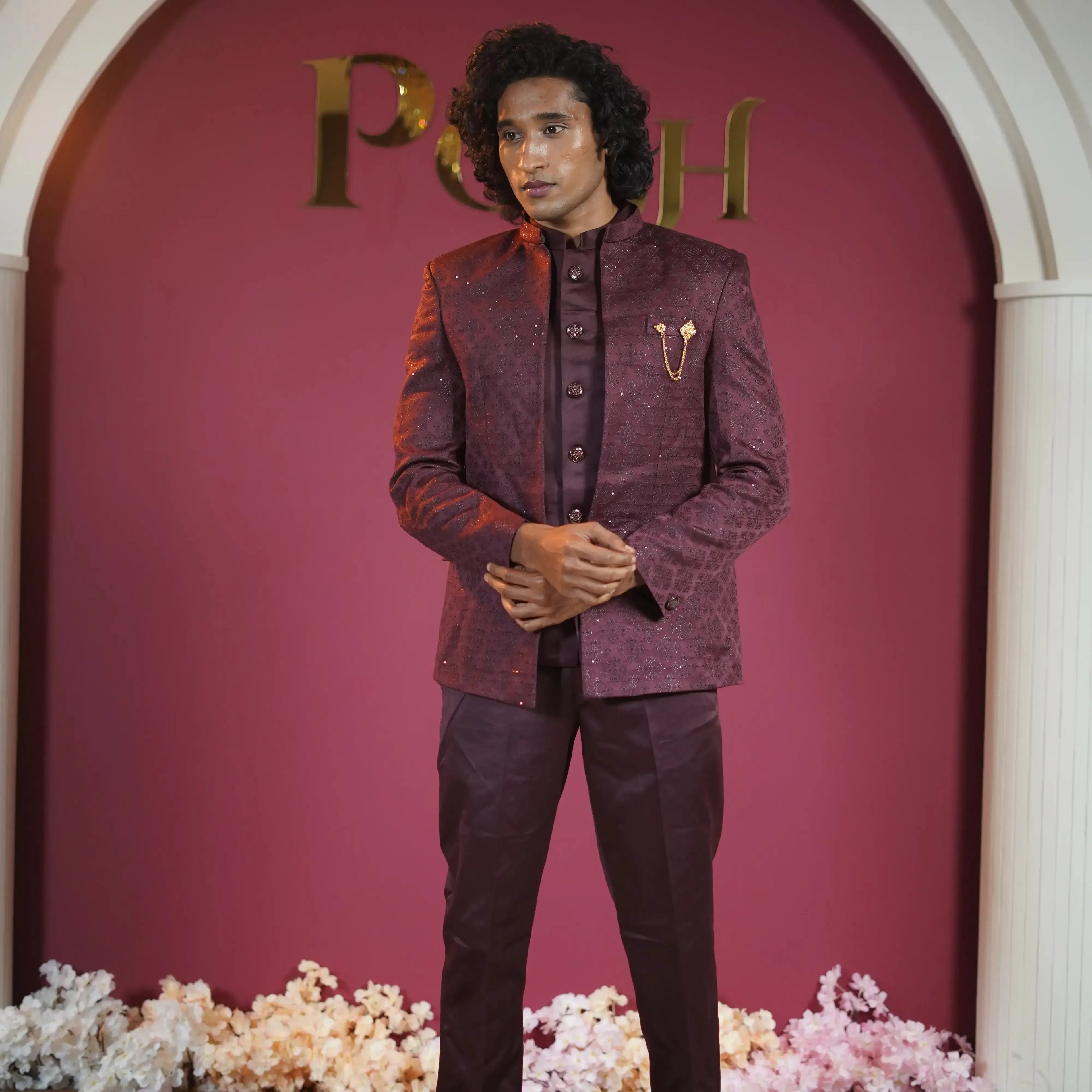 wine jodhpuri suit wedding dress rental wedding clothes on rent near me posh wedding rental kerala