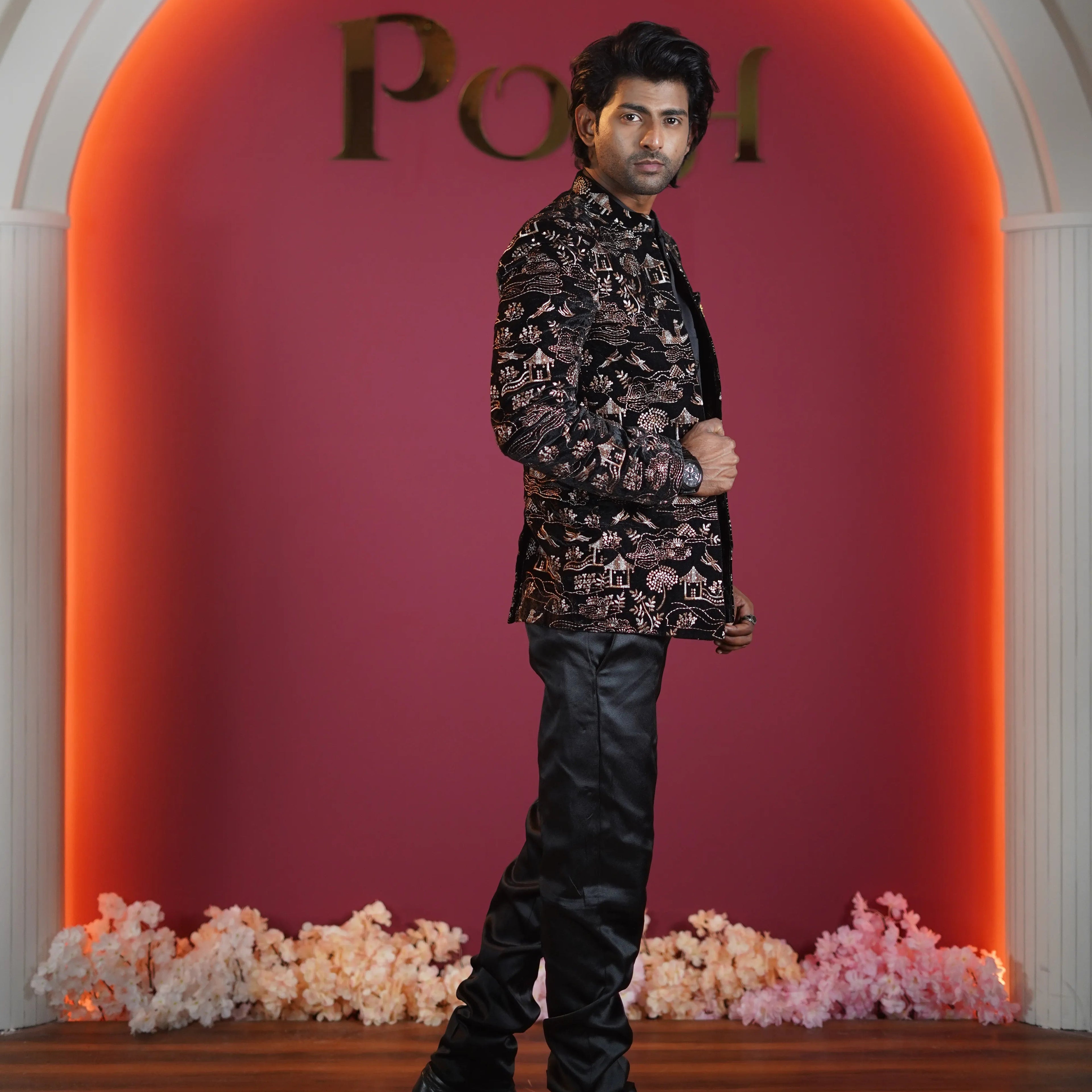Luxury Black Jodhpuri Designer Suit