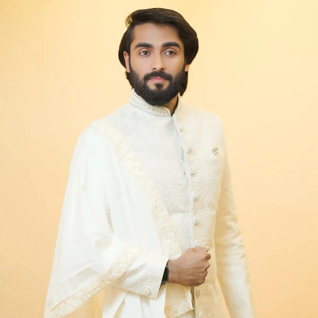 men sherwani wedding attire rental elegant groom dress