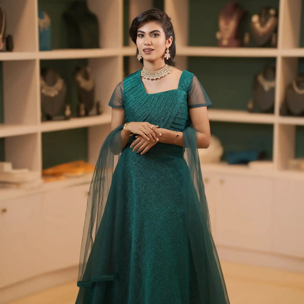 shimmer lehenga wedding outfit rentals bridesmaid