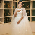 white bridal gown wedding dress rental kerala